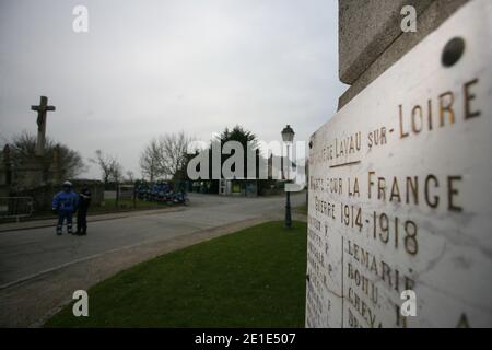 Le Corps de Laetitia Perrais, disparue depuis deux semaines, a été retrouvé mardi dépecé dans un Plan d'Eau situé sur la commune de Lavau-sur-Loire, Loire-Atlantique, Frankreich, le 1er Fevrier 2011. Son autopsie a montré qu'elle était morte étranglée. Foto von ABACAPRESS.COM Stockfoto