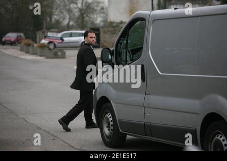 Le Corps de Laetitia Perrais, disparue depuis deux semaines, a été retrouvé mardi dépecé dans un Plan d'Eau situé sur la commune de Lavau-sur-Loire, Loire-Atlantique, Frankreich, le 1er Fevrier 2011. Son autopsie a montré qu'elle était morte étranglée. Foto von ABACAPRESS.COM Stockfoto