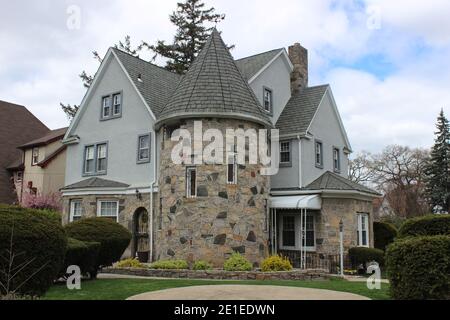 James Brown House, Addisleigh Park, St. Albans, Queens, New York Stockfoto