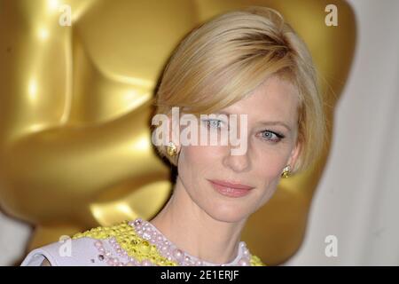 Cate Blanchett posiert im Presseraum bei den 83. Annual Academy Awards, die am 27. Februar 2011 im Kodak Theatre in Los Angeles, CA, USA, verliehen wurden. Foto von Lionel Hahn/ABACAUSA.COM Stockfoto