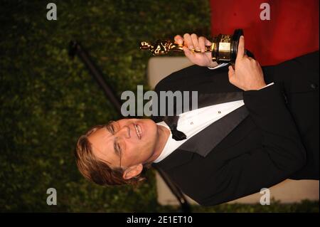 Aaron Sorkin kommt auf der Vanity Fair Oscar-Party von Graydon Carter im Sunset Tower in West Hollywood am 27. Februar 2011 gehostet. Foto von Mehdi Taamallah/ABACAUSA.COM Stockfoto