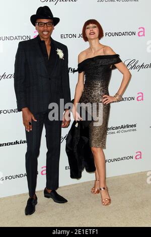 RuPaul und Gizelle kommen zur 19. Jährlichen Oscar-Zuschauerparty der Elton John AIDS Foundation, die am 7. Februar 2011 im Pacific Design Center in West Hollywood, CA, USA, stattfand. Foto von Elizabeth Pantaleo/ABACAPRESS.COM Stockfoto