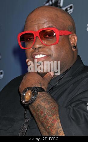 CEE Lo Green, The Voice, Press Junket in DEN LA Center Studios, Los Angeles, Kalifornien. März 15, 2011. (Bild: Cee Lo Green). Foto von Baxter/ABACAPRESS.COM Stockfoto