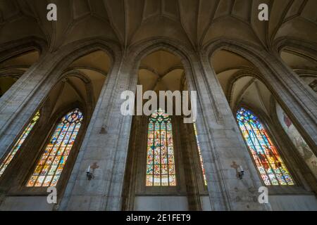 Der Innenraum der St. Barbara Kathedrale, UNESCO, Kutna Hora, Kutna Hora Bezirk, Mittelböhmische Region, Tschechische Republik Stockfoto