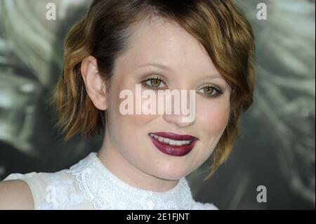 Emily Browning nimmt an der Warner Bros Pictures Premiere von 'Sucker Punch' im Chinese Theatre in Los Angeles am 23. März 2011 Teil. Foto von Lionel Hahn/AbacaUsa.com Stockfoto