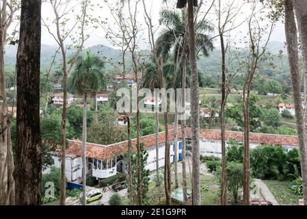 Moka Hotel gebaut Respekt der umliegenden Natur, ohne einen einzigen Baum zu schneiden. Las Terrazas, Kuba. Stockfoto