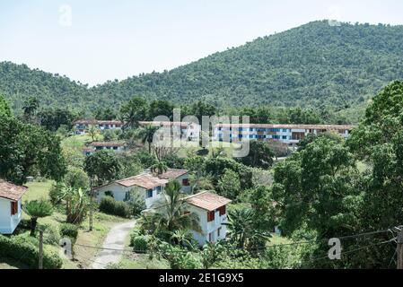 Las Terrazas ist eine kleine Gemeinde und Naturschutzgebiet in der Gemeinde Candelaria, Provinz Artemisa, Kuba. Stockfoto