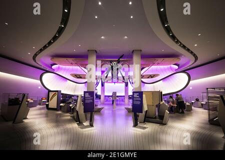 Interieur der Mathematik: Die Winton Gallery im Science Museum in London, England, Großbritannien. Stockfoto