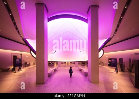 Interieur der Mathematik: Die Winton Gallery im Science Museum in London, England, Großbritannien. Stockfoto