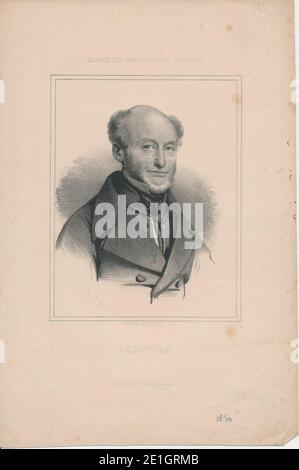 Louis de Potter 1786-1859, Erfgoedcentrum Rozet, 300 191 d 2 B-14. Stockfoto