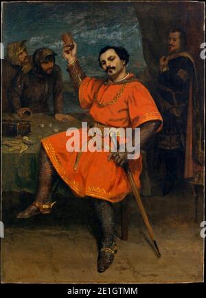 Louis Guéymard als Robert le Diable von Gustave Courbet (beschnitten). Stockfoto