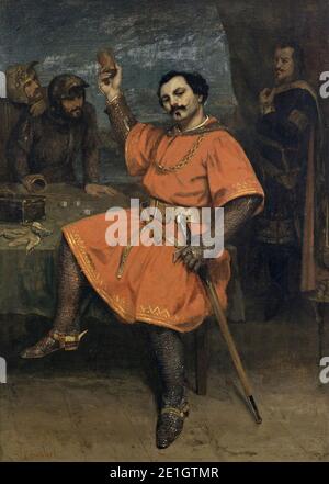 Louis Guéymard als Robert in Robert le diable von Meyerbeer - Gemälde von Courbet - L'Histoire par l'image Stockfoto