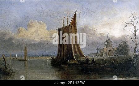 Lund - St Benet's Abbey, Norfolk. Stockfoto