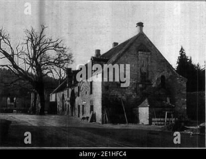 Lucien Bégule - L'abbaye de Fontenay et l'architecture cisterzienser Seite 078. Stockfoto