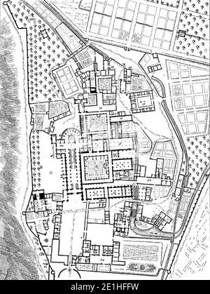 Lucien Bégule - L'abbaye de Fontenay et l'architecture cisterzienser Seite 093. Stockfoto