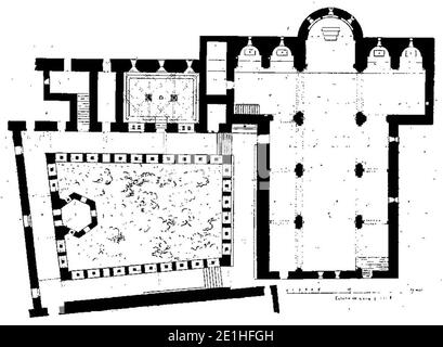 Lucien Bégule - L'abbaye de Fontenay et l'architecture cisterzienser Seite 097. Stockfoto