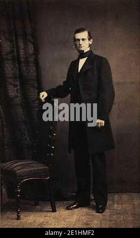 Ludvig Brockenhuus-Schack 1825-1906 von Emil lange. Stockfoto