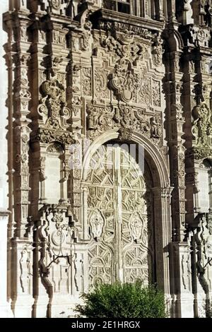 Kirche La Valenciana, Bundesstaat Guanajuato, Mexiko, 1963. La Valenciana Kirche, Staat Guanajuato, Mexiko, 1963. Stockfoto