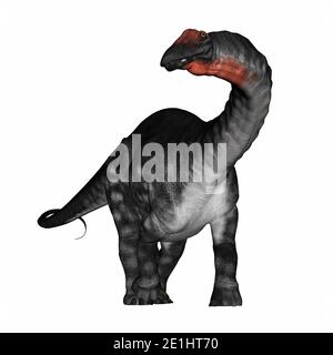 Apatosaurus Dinosaurier - 3D render Stockfoto
