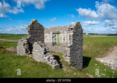 Elster Mine, Sheldon, Peak District, Derbyshire, England. Ein stilles Bleibergwerk mit 200 Jahren Geschichte. Stockfoto