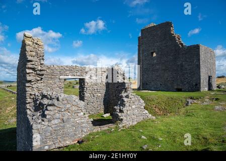 Elster Mine, Sheldon, Peak District, Derbyshire, England. Ein stilles Bleibergwerk mit 200 Jahren Geschichte. Stockfoto