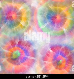 Nahtlose Krawatte In Farbspiel Mit Spiralmuster Stockfoto