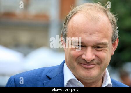 Ed Davey, Vorsitzender der Liberaldemokraten, britischer Politiker der Lib dem, Westminster, London, Großbritannien Stockfoto