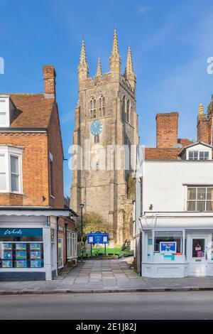 Pfarrkirche St. Mildred, Tenterden, Kent. Stockfoto