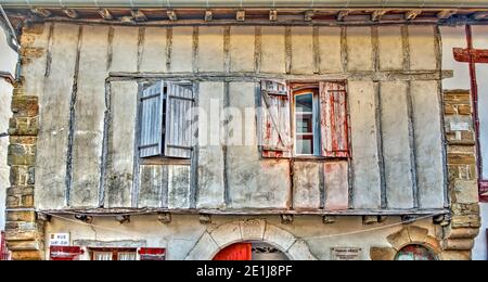 La Bastide-Clairence, Frankreich, HDR Bild Stockfoto