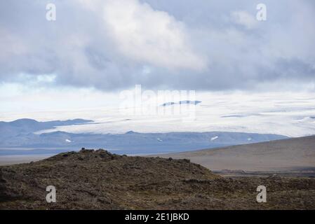 Landschaft der Kerlingarfjöll Region in Island Stockfoto