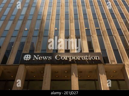 News Corporation Gebäude Manhattan NYC Stockfoto