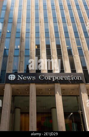 News Corporation Gebäude Manhattan NYC Stockfoto