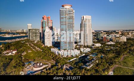 South Pointe in Miami Beach, Florida Stockfoto