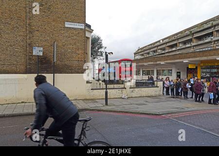 Bowies Kinderheim befindet sich in der Stansfield Road 40 in Brixton, London Stockfoto