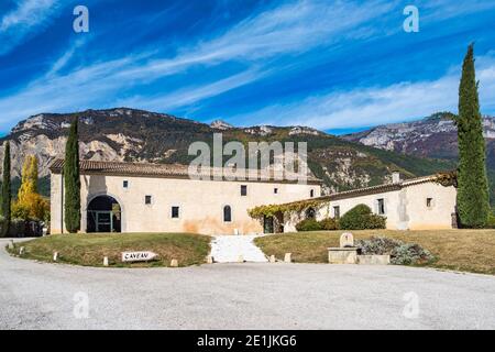 Chatillon en Diois Dorf in Vercors Natural Regional Park, Diois, Drome, Frankreich in Europa Stockfoto