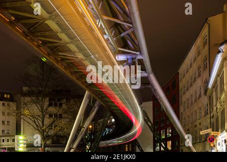 Oberbahn, Wuppertal, Nordrhein-Westfalen, Deutschland, Europa Stockfoto