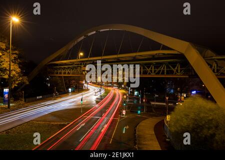 Oberbahn, Wuppertal, Nordrhein-Westfalen, Deutschland, Europa Stockfoto