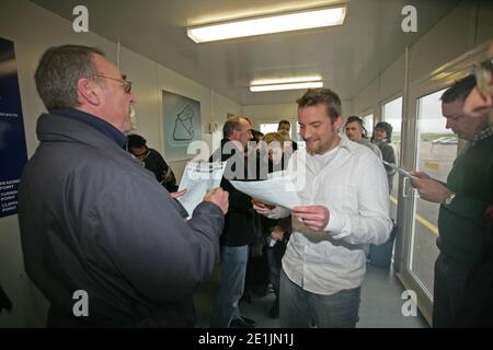 Ferrari Experience Tag in Silverstone Stockfoto