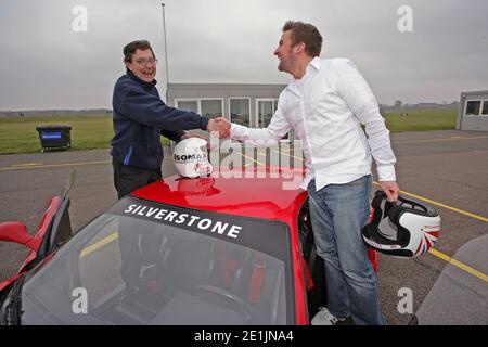 Ferrari Experience Tag in Silverstone Stockfoto