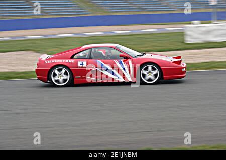 Ferrari Experience Tag in Silverstone Stockfoto