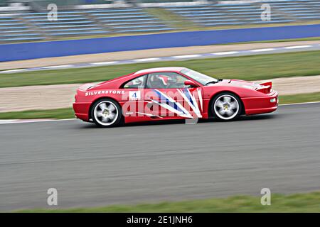 Ferrari Experience Tag in Silverstone Stockfoto