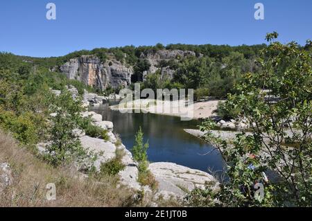 Ardèche, Auvergne-Rhône-Alpes, Frankreich Stockfoto