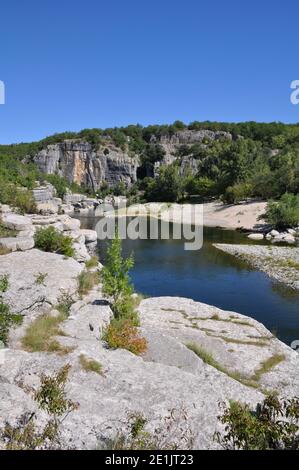 Ardèche, Auvergne-Rhône-Alpes, Frankreich Stockfoto