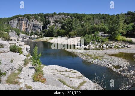 Ardèche, Auvergne-Rhône-Alpes, Frankreich Stockfoto