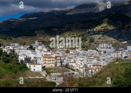 Gemeinde Sedella in der Region Axarquia von Malaga, Andalusien Stockfoto