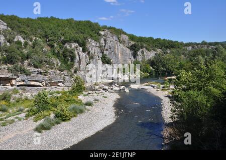 Ardèche, Auvergne-Rhône-Alpes, Frankreich Stockfoto