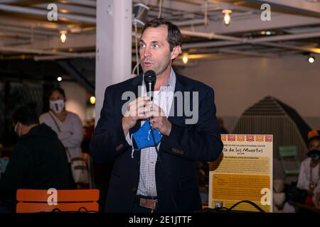 November 2, 2020: Jason Crow von Colorado Speaking Credit: Beth Schneider/ZUMA Wire/Alamy Live News Stockfoto