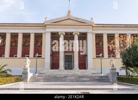 Athen Griechenland, die nationale universität von Athen Stockfoto