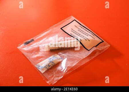 Covid-19 PCR Coronavirus Home Testing Kits Stockfoto