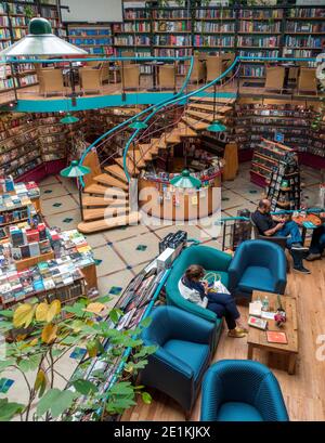 El Pendulo Cafeteria und Buchhandlung, Polanco, Mexiko-Stadt, Mexiko Stockfoto